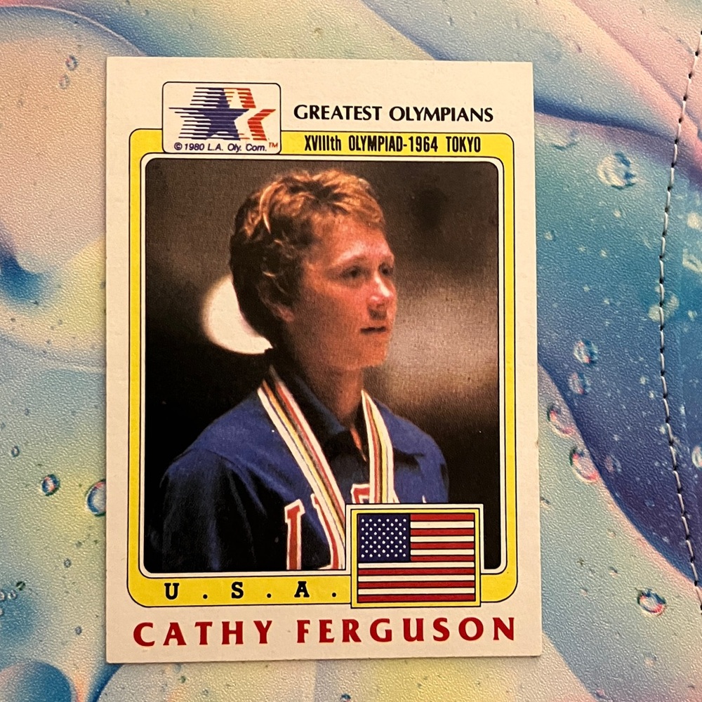 USA CATHY FERGUSON Greatest Olympians card